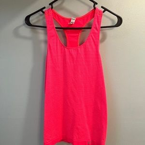 Hot Pink Under Armour Razorback Tank Top: Medium